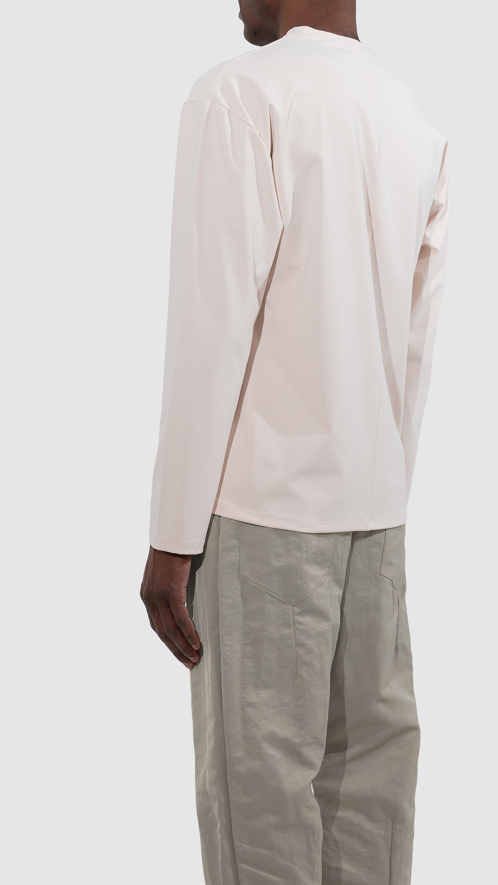 Q-1 Long sleeve T-shirt SAND